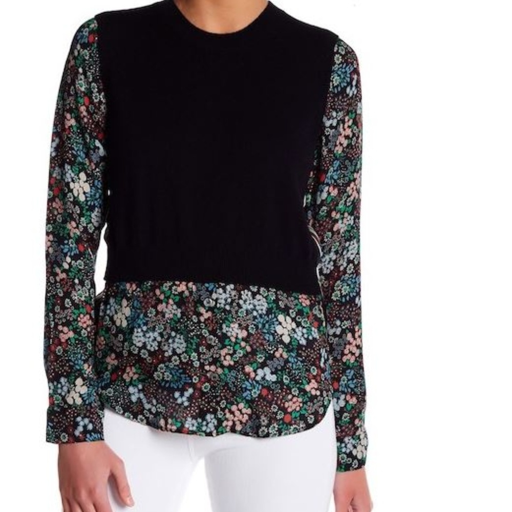 Veronica Beard Mixed Mellow Cashmere Sweater
